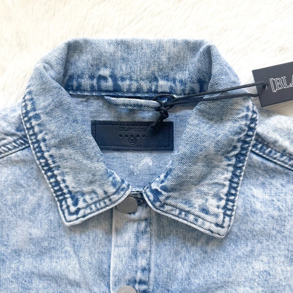 BLANKNYC Head Backstage Acid Wash Denim Romper Jumpsuit - Picture 3 of 14